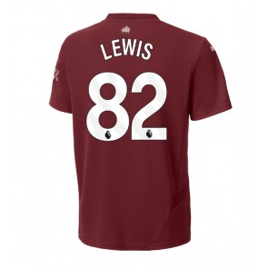 Manchester City Rico Lewis #82 Rezervni Dres 2024-25 Kratak Rukavima